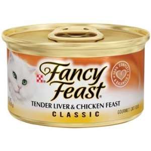 Fancy Feast Classic Tender Liver & Chicken Feast Cat Food 3 oz