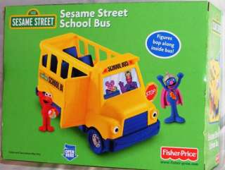 From Fisher Price comes this darling Sesame Street School Bus Toy.