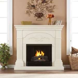    SEI Sicilian Harvest Gel Fireplace in Ivory