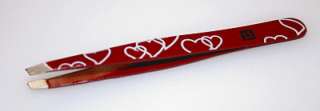 Size app. 9.5cm (3 3/4 inch) Deep red and heart design Soft resistance 