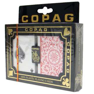 COPAG Plastic Playing Cards 1546 Red/Blue Poker Jumbo  