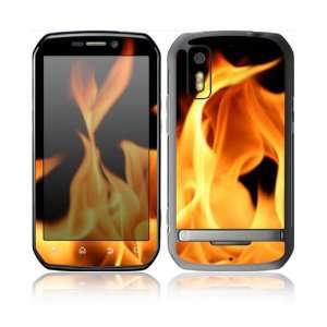  Flame Design Protective Skin Decal Sticker for Motorola 