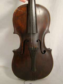   Old PRIMITIVE Wood CASKET Style MUSICAL INSTRUMENT Fiddle CASE  