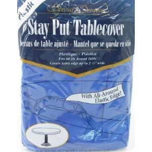  Party Supplies tablecover 60 stay put royal blue Toys 