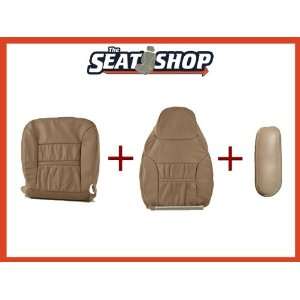 00 01 Ford Excursion Med Parchment Leather Seat Cover 