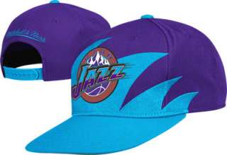 UTAH JAZZ Mitchell & Ness NZ04 Sharktooth NBA Snapback Hat  