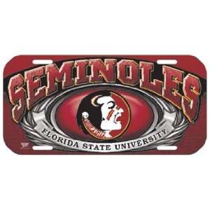  NCAA Florida State Seminoles High Definition License Plate 