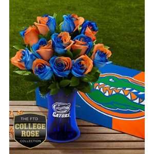 The FTD University Of Florida Gators Rose Flower Bouquet   12 Stems 