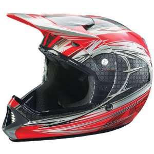  Z1R Rail Fuel Motocross Helmet Red Extra Small Automotive