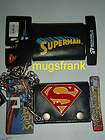 New Superman Man of Steel Color Logo Dc Comics Chain Wallet