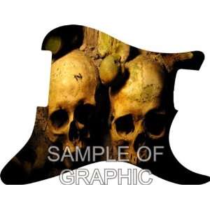   Skulls Graphical J Bass Geddy Lee Pickguard Musical Instruments