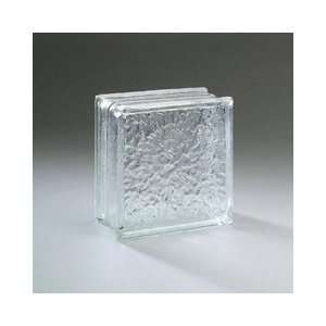  Daltile Glass Block Clear 8 x 8 Icescapes Block