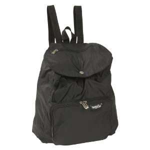 Baggallini Ripstop Nylon Zipout Black Backpack  Sports 