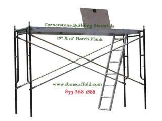 x28 Aluminum Plywood Hook Deck with Hatch & Ladder  