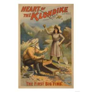 Heart of the Klondike Gold Mining Theatre Poster No.1 Premium Poster 