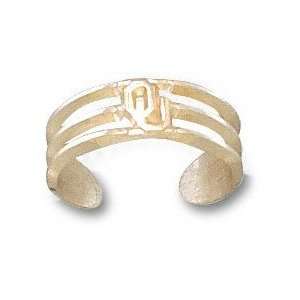    Oklahoma Sooners Solid 10K Gold OU Toe Ring