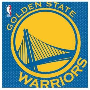 Lets Party By Amscan Golden State Warriors Basketball   Lunch Napkins