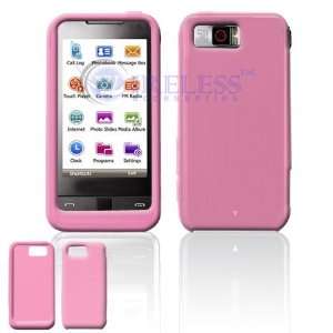 Pink Transparent Silicone Skin Cover Case Cell Phone Protector for 
