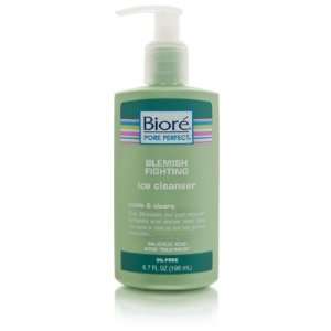 Biore Pore Perfect Blemish Fighting Ice Cleanser Cools & Clears   Oil 