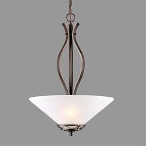   Silver Candela 20 Inverted Pendant Ceiling Fixture from the Candela