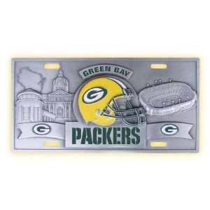  Green Bay Packers License Plate Cover