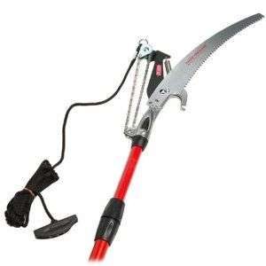   powerglide rope pull system and curved 13 inch conventional saw