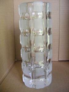 Lead Crystal Vase 6 5/8 Tall Modern Design  