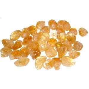   Grade A Tumbled Citrine Stones   Solar Plexus Healing Crystal Energy