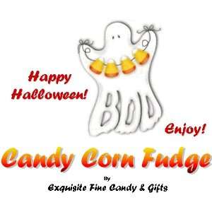 Custom Labeled Gift BOO Halloween Candy Corn Fudge Box  