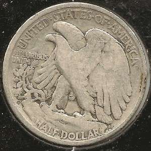 1920 D FINE Walking Liberty Half Dollar #1  