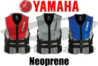 This listing is for a brand new Yamaha Neoprene Life Jacket Vest.