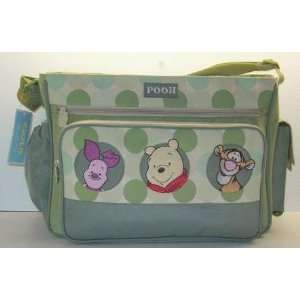  Disney Pooh Sage Circles Shoulder Diaper Bag Baby