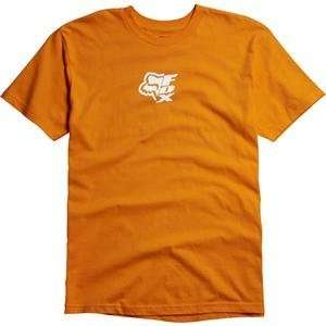   Fox Racing Youth Vertically T Shirt   Small/Day Glo Orange Automotive
