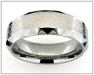 New Tungsten Ring Wedding Band Mens or Womens sz 5 15  