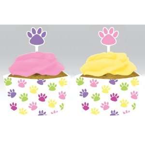  Kitty Birthday Cupcake Wrappers and Picks