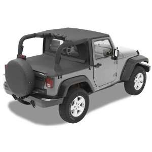  BesTop 51238 01 Jeep Wrangler Header Bikini Top   TJ / LJ 