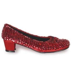  Childrens Red Sequin Shoes (Large) Toys & Games