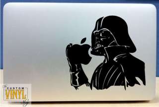 Darth Vader with Apple   Vinyl Macbook / Laptop Decal  