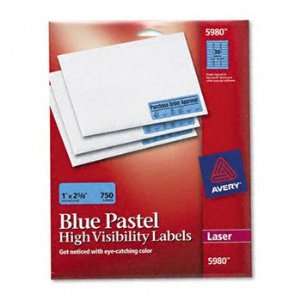  Avery® High Visibility Labels LABEL,LSR,1X2 5/8,PBL ZA 82 