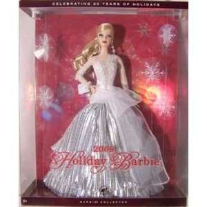  2008 HOLIDAY BARBIE DOLL   CASE PACK OF 4 Toys & Games