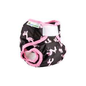  Best Bottom Diaper Pink Giraffe Hook & Loop Closure Baby