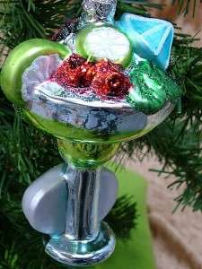 New Glass Margarita Tequila Tropical Drink Ornament  
