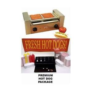  Hot Dog Stand Business Kit   Rotisserie Grill + Supplies 