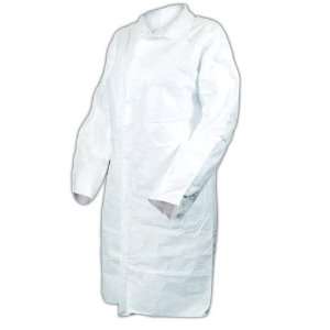 Magid C115M EconoWear Tyvek Disposable Lab Coat with Collar and Two 