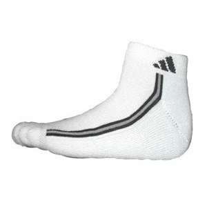  Womens Adidas Ultra Tech Tennis Low Cut Sock   White 