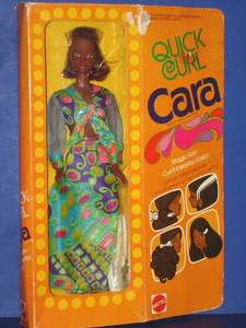 QUICK CURL CARA Black Barbie Doll MIB 1975 Mattel  