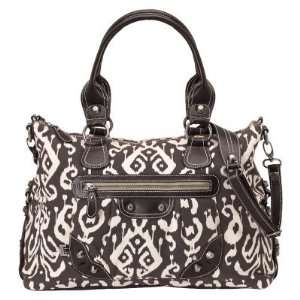  OiOi Chocolate Ikat Slouch Tote Diaper Bag Baby