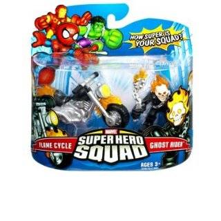 Marvel Super Hero Squad Ghost Rider and Flame Cycle 3 Inch Scale 