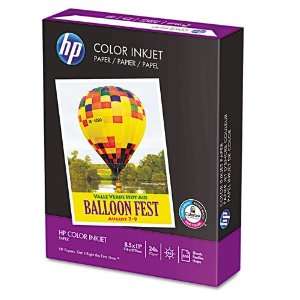  HP® Color Inkjet Paper, 96 Brightness, 24lb, Letter, 500 