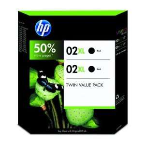  HP 02XL Black Ink Cartridges   2 pk. (CD999BN) Office 